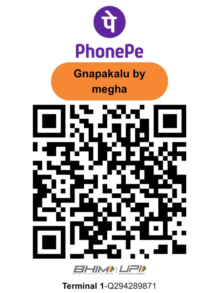 Gnapakalu by megha PhonePe UPI QR Code